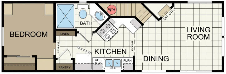 Aps-509 floor plan home features