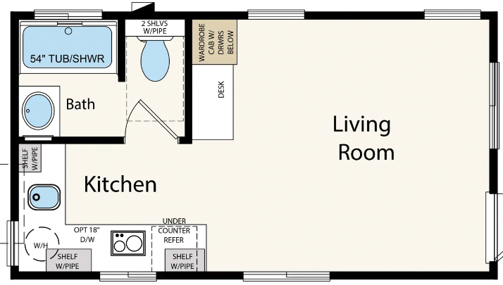 Ath-19 floor plan home features