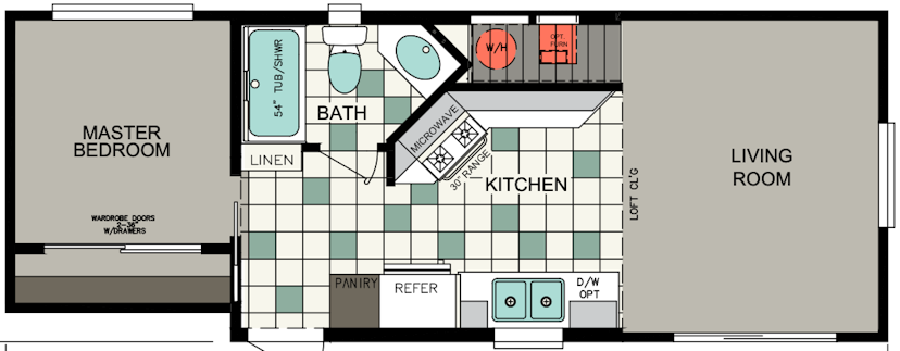 Sl-06 floor plan home features