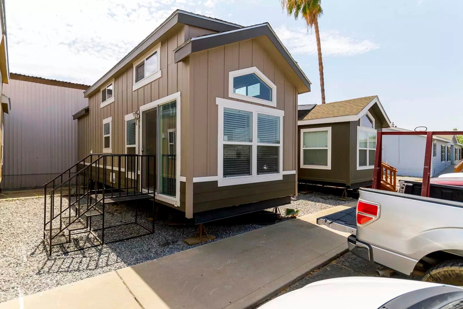 Athens park hero, elevation, and exterior home features