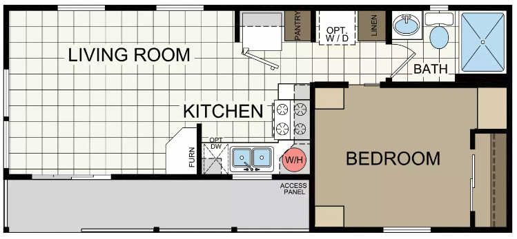 Aps-516 floor plan home features