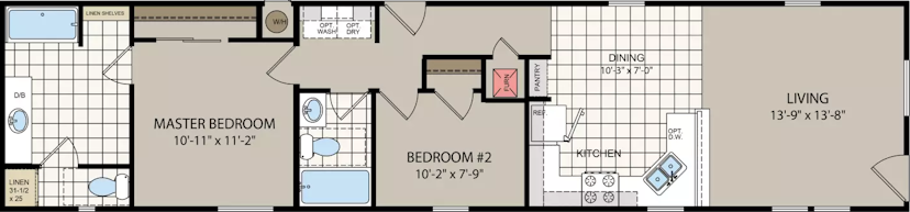 Redman 6622l floor plan cropped home features