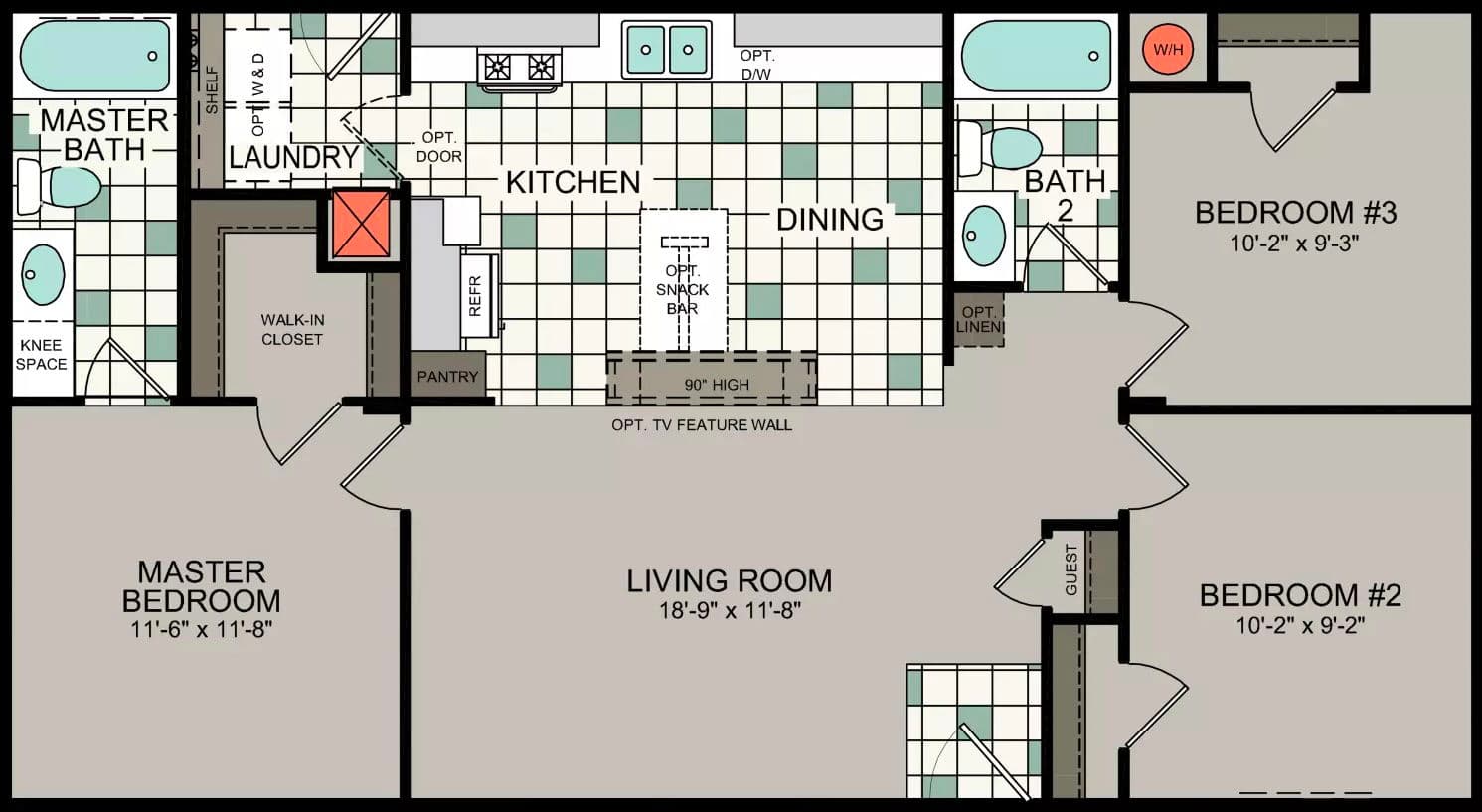 Bd 04 floor plan home features