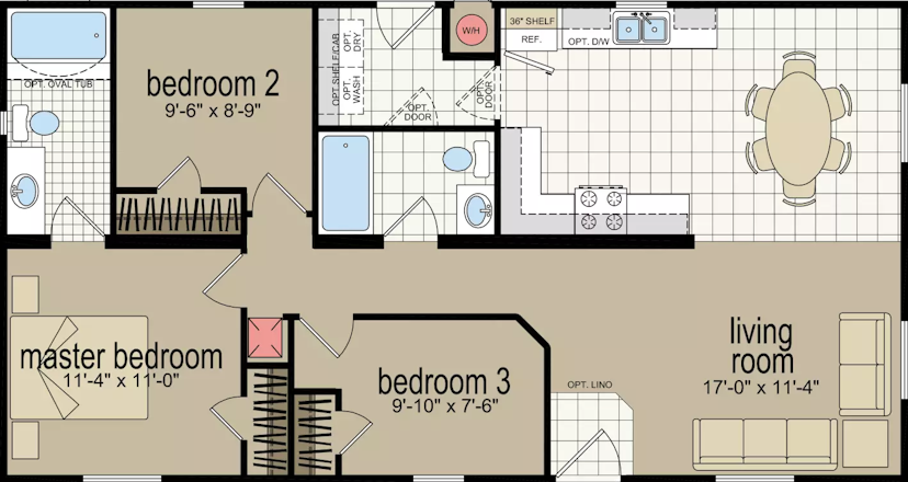 Redman 3443l floor plan cropped home features